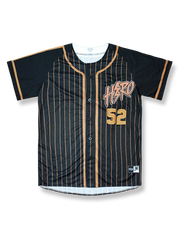 16番ピンク稲妻デザインのストライプ柄バスケットボールTシャツ、速乾通気スポーツモデル