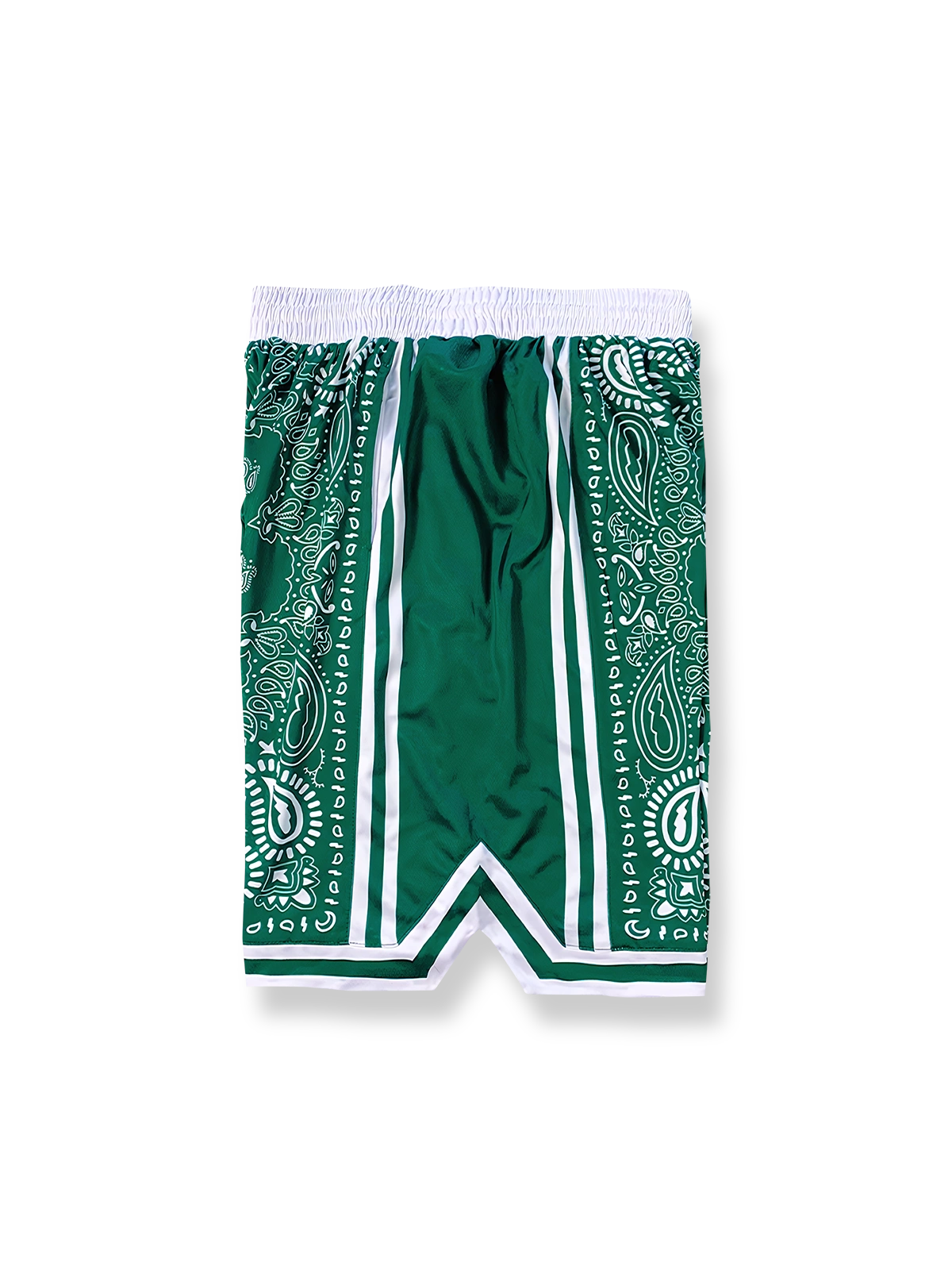 ストリートバスケットボール 速乾ペイズリーショーツ 四分丈