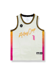 ストリートバスケットボール ジャージ サンセットグラデーション 「Alley Oop」