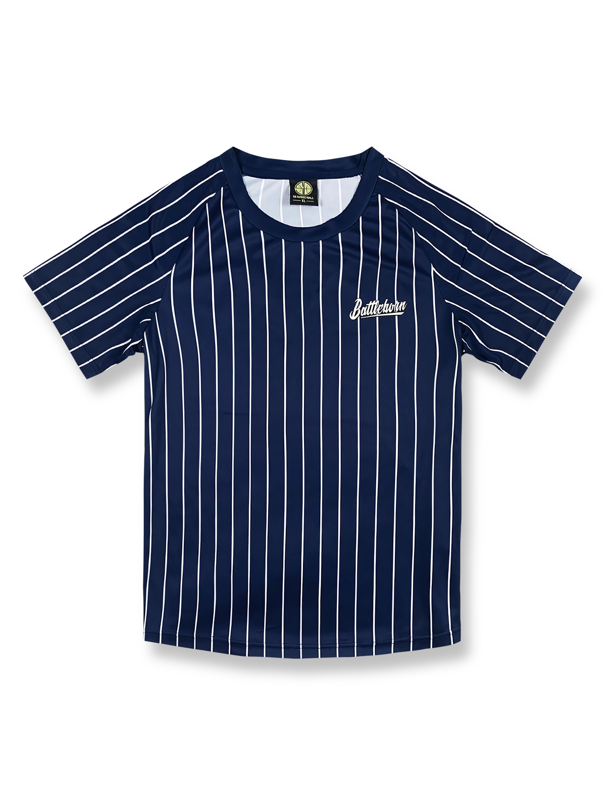 ストリートバスケットボール ピンストライプ トレーニング速乾Tシャツ