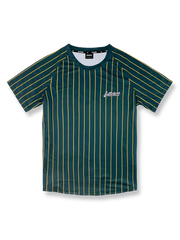 ストリートバスケットボール ピンストライプ トレーニング速乾Tシャツ