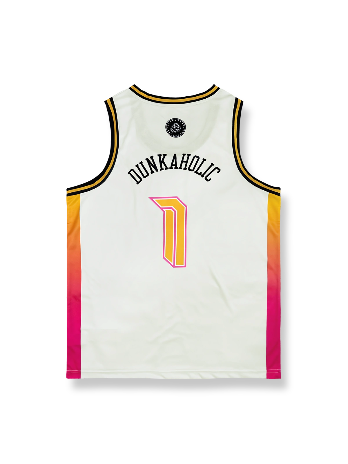 サンセットグラデーション クイックドライ バスケットボールジャージ