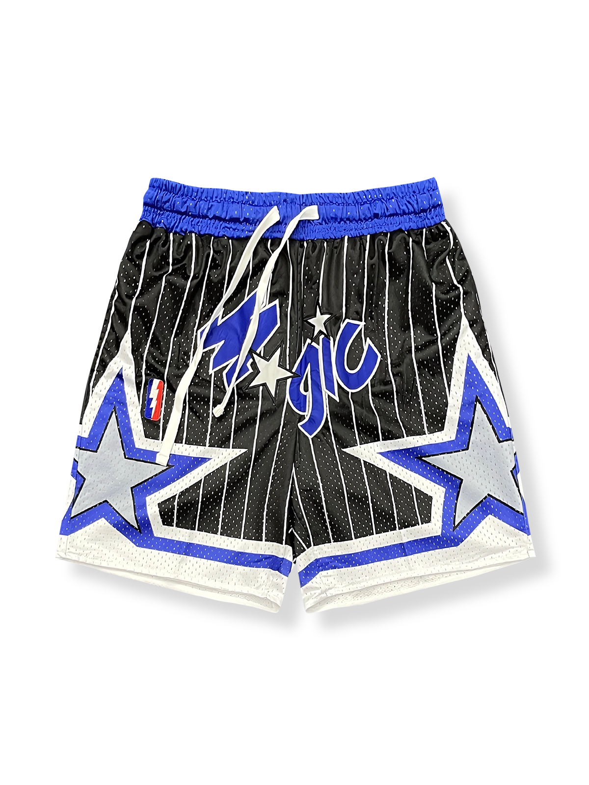 ヴィンテージパッチワーク速乾バスケットボールショーツ 四分丈