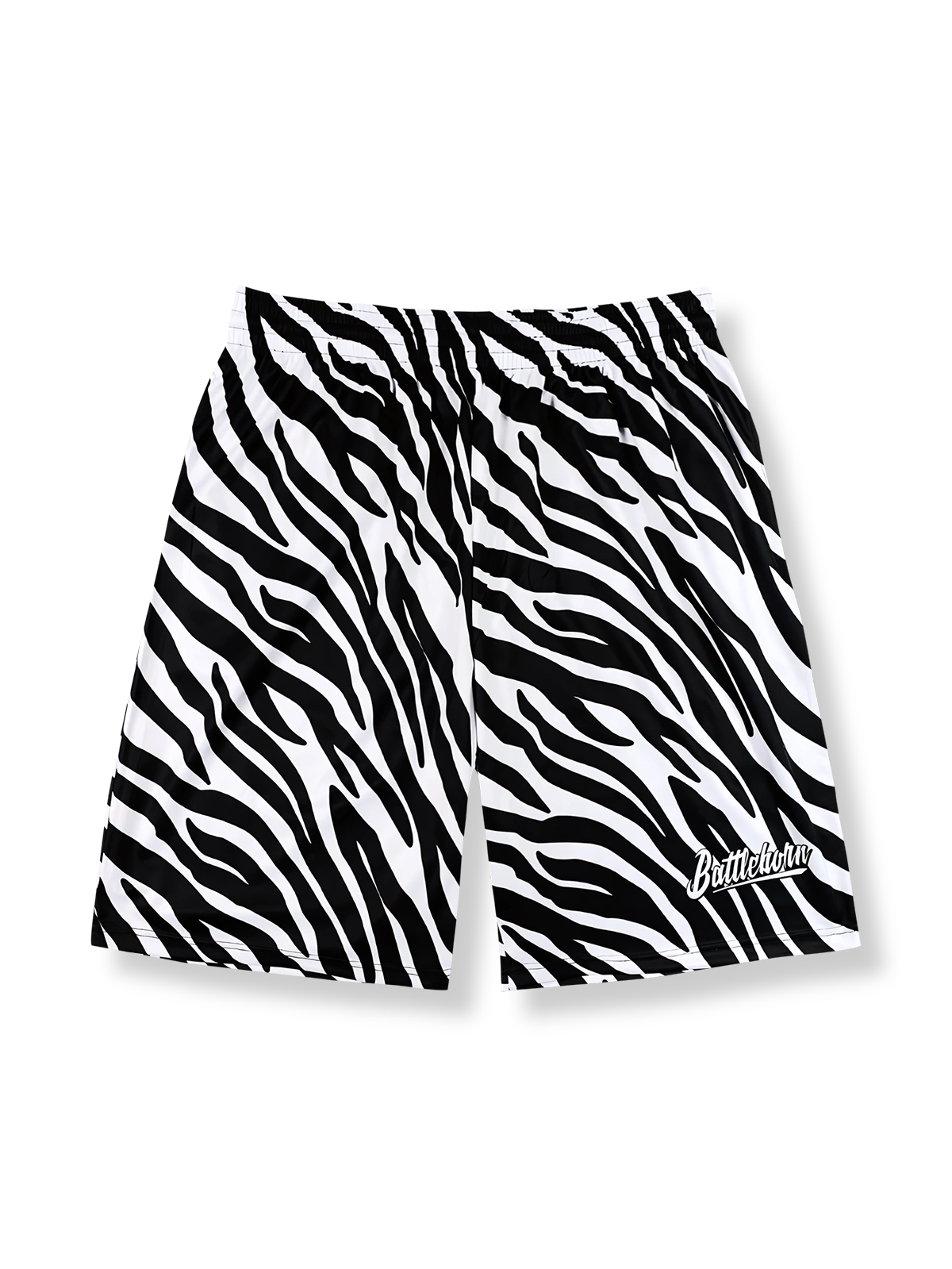 ゼブラ柄 バスケットボールショーツ 五分丈, アニマル柄ショーツ